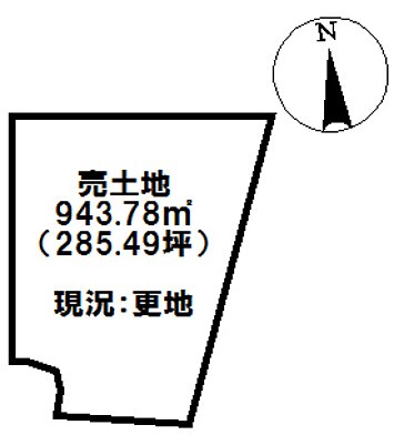 売土地　阿蘇市一の宮町の間取り
