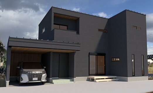 新築戸建　熊本市南区富合町大町の外観写真