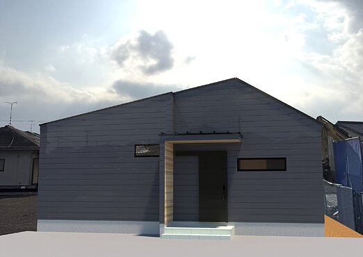 新築戸建　八代市古閑中町の外観写真